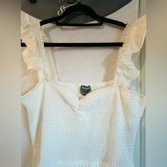 Arula Layna Ruffle Maxi Dress 2X - Picture 4 of 4